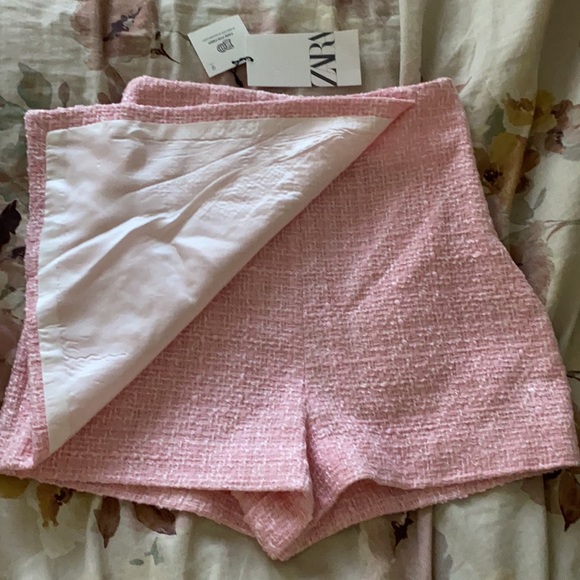 Zara tweed textured weave skort - Picture 2 of 5